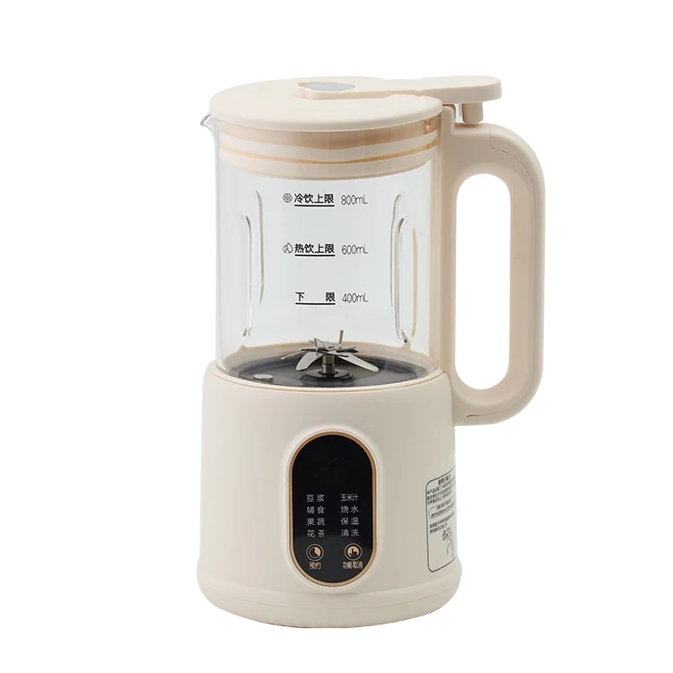 Modern style Time-saving soybean milk machines 10-blade three dimensional steel blades oat milk maker