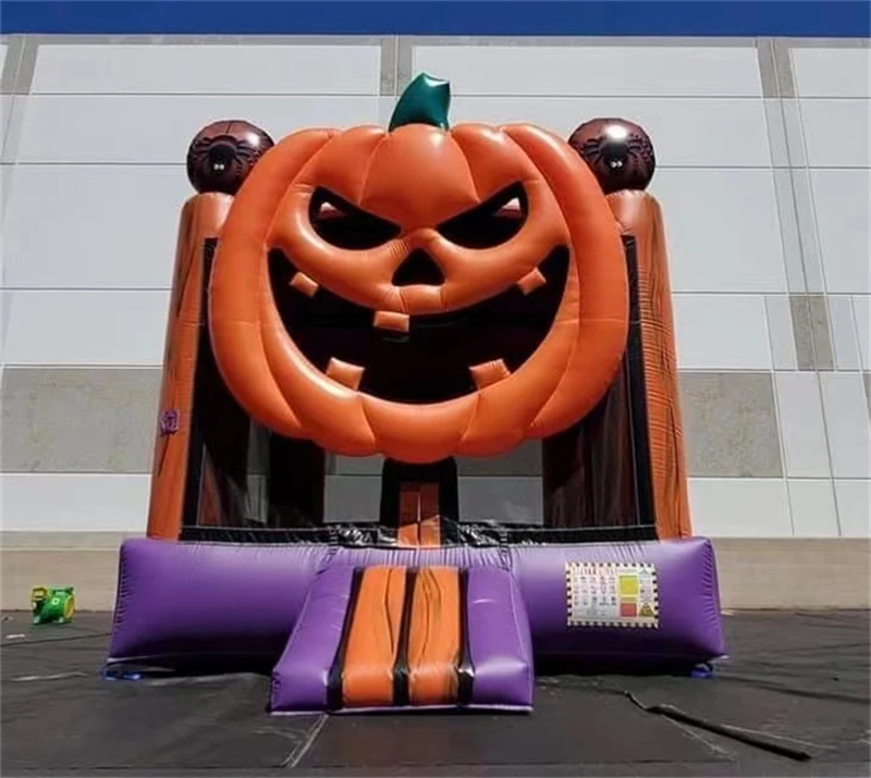 hot sale kids bouncing castle pumpkin inflatable halloween bounce house 13ft bouncer