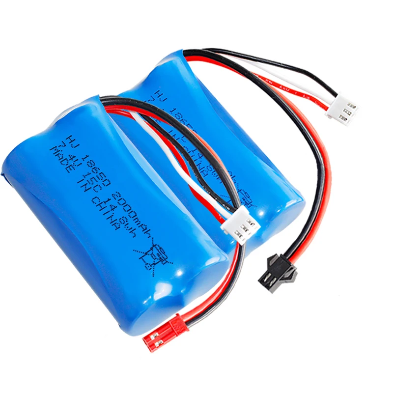 Factory 7.4V 2000mAh 18650 truck toy child battery Operation battery electric high speed car battery