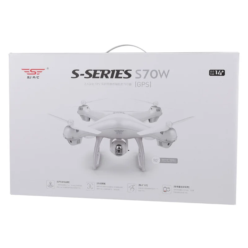 SJ S70w Intelligent GPS Automatic Follow UAV Remote-Control Fixed Height Positioning Automatic Return drone with camera
