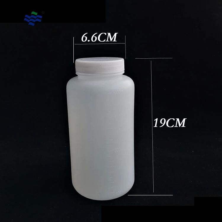Biochemistry Reagents Plastic Bottle for hdpe White Medical Plastic Bottle Reagent with Wide Mouth in Laboratory Use
