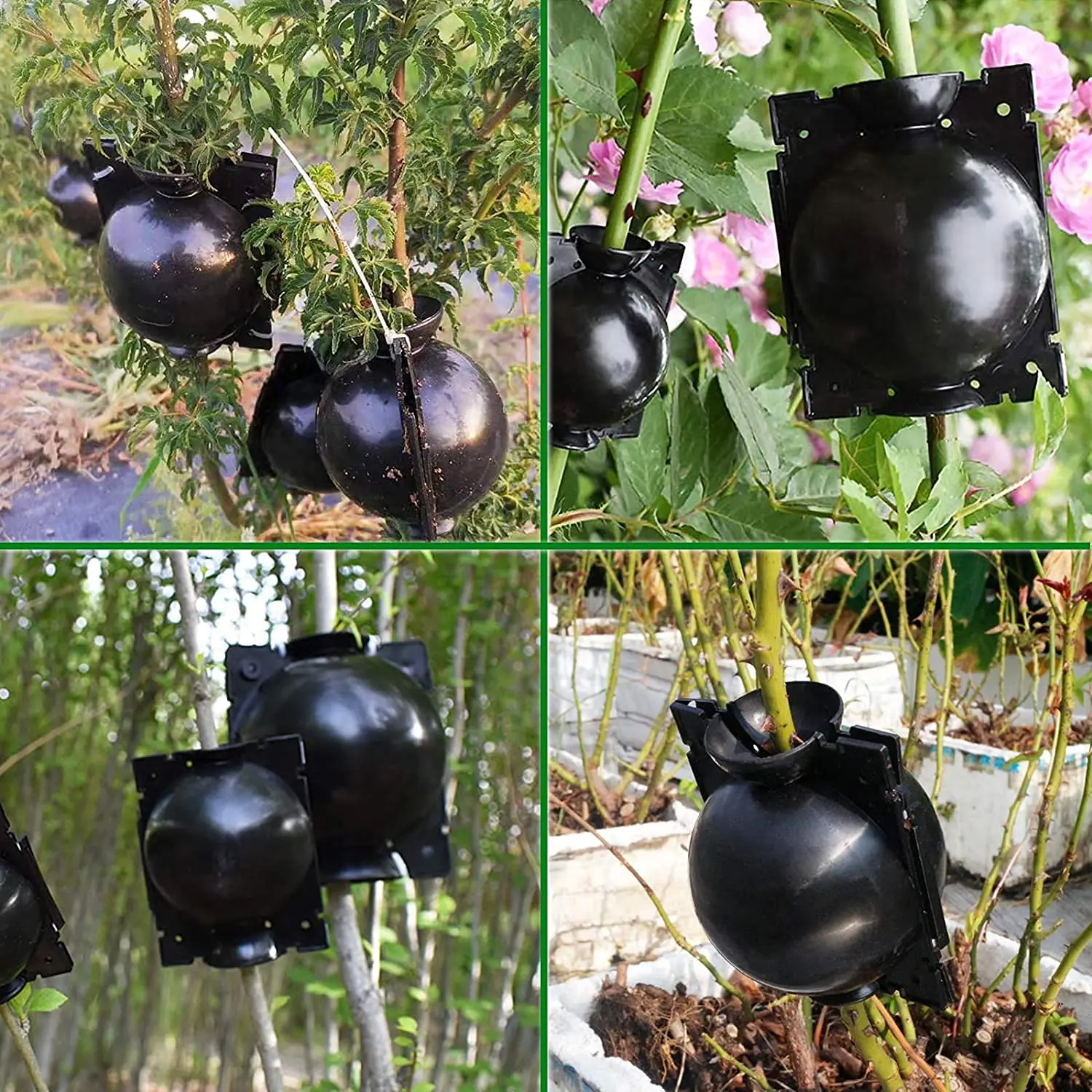 Reusable Plant Root Growing Box Air Layering Pods Plant Rooting Device Assisted Cutting Rooting