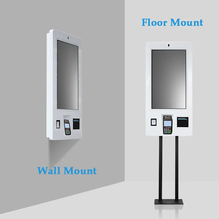 Automatic queuing system kiosk touch screen portable android tablet self kiosk order payment kiosk for McDonald
