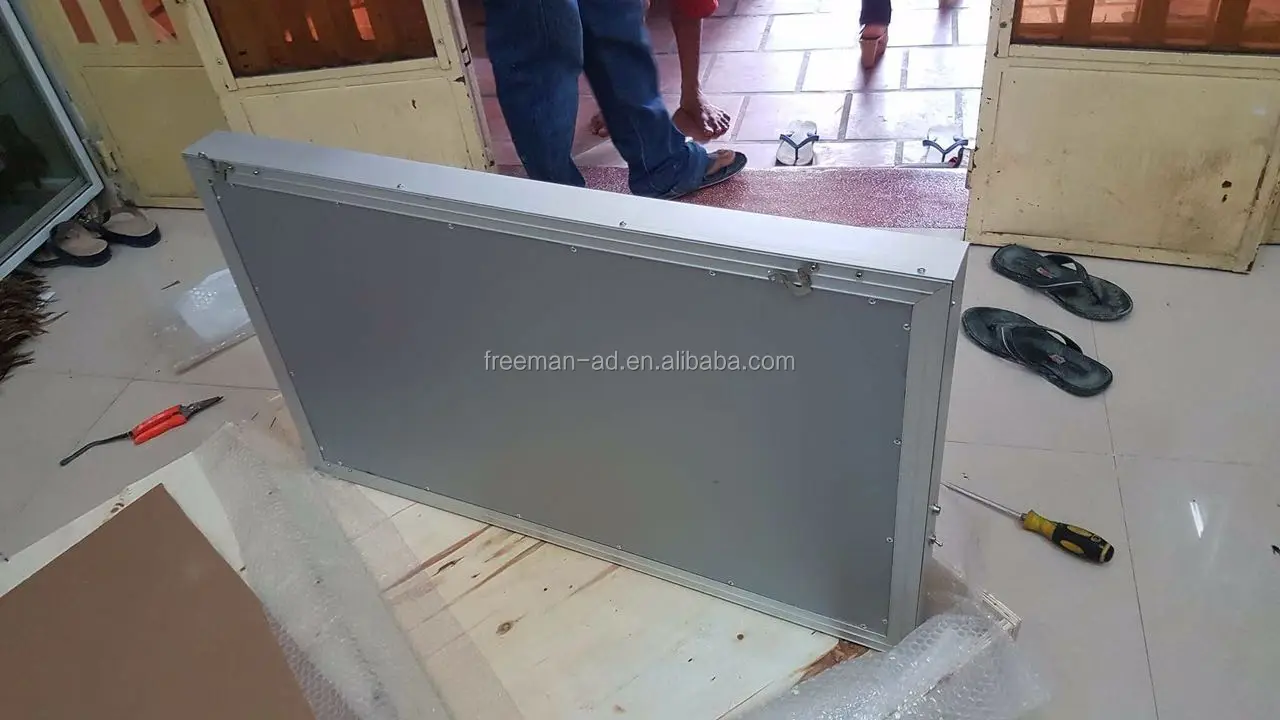 Небольшая стойка для наружной рекламы, материал для рекламного щита trivision/материал стальной конструкции