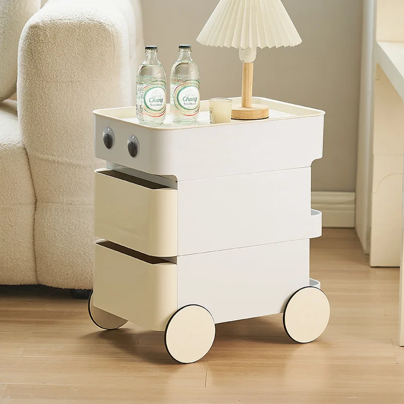 Heavy-duty Multi-tier Plastic Storage Box Drawer Cart With Multiple Colors Clear Drawers