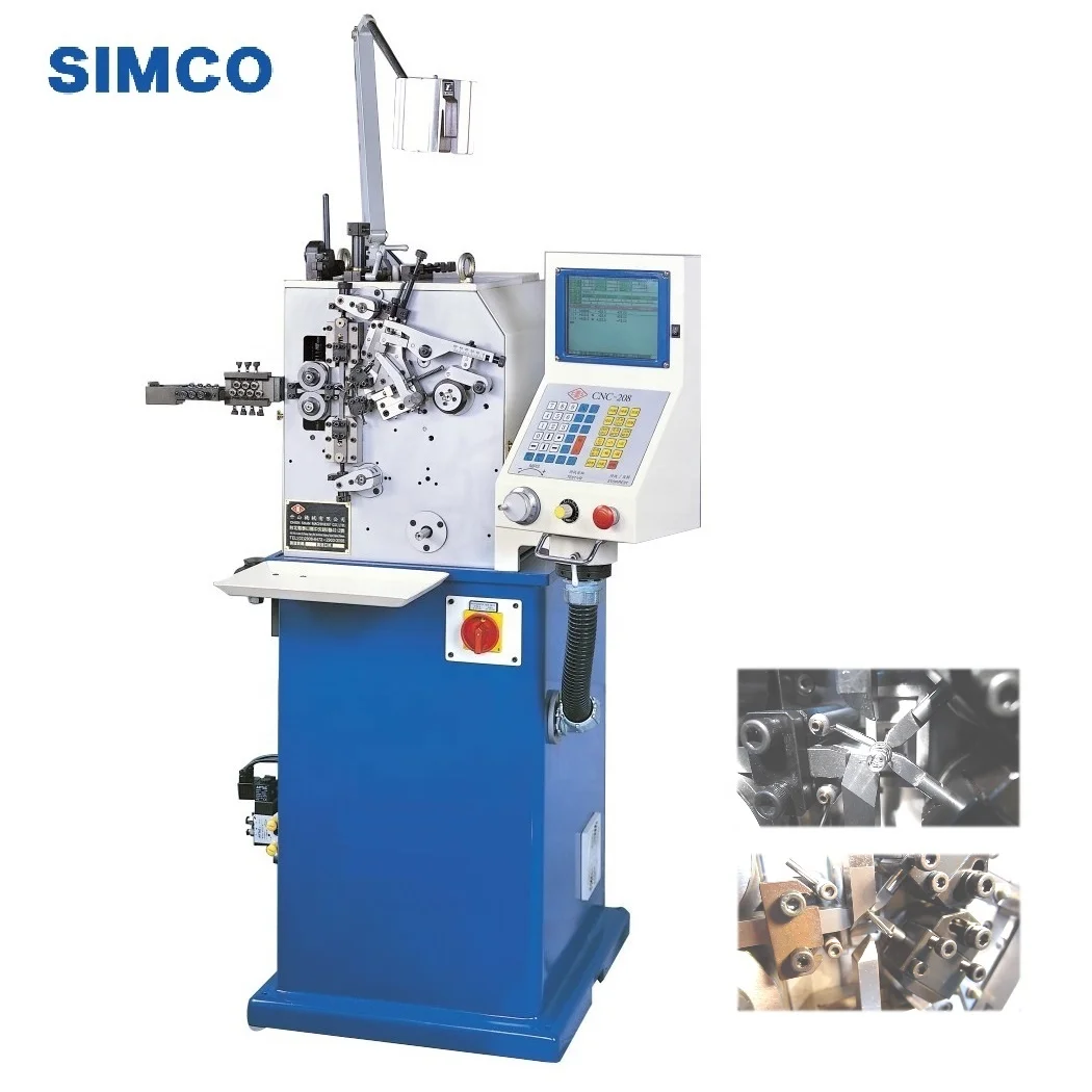 Taiwan 2 Axis 0.8 mm coil spring making machine