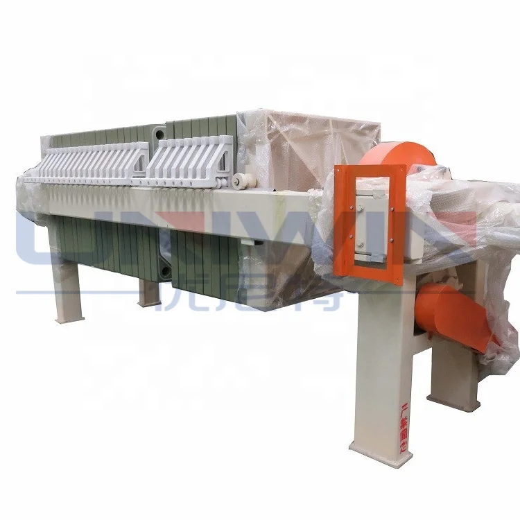 China Manual Automatic Hydraulic Chamber Diaphragm Press Filter for Sugar Workshop