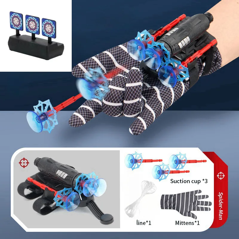 Wholesale spider man web launcher spider man web shooter toy real with rope Spider Man Web Shooter Toy