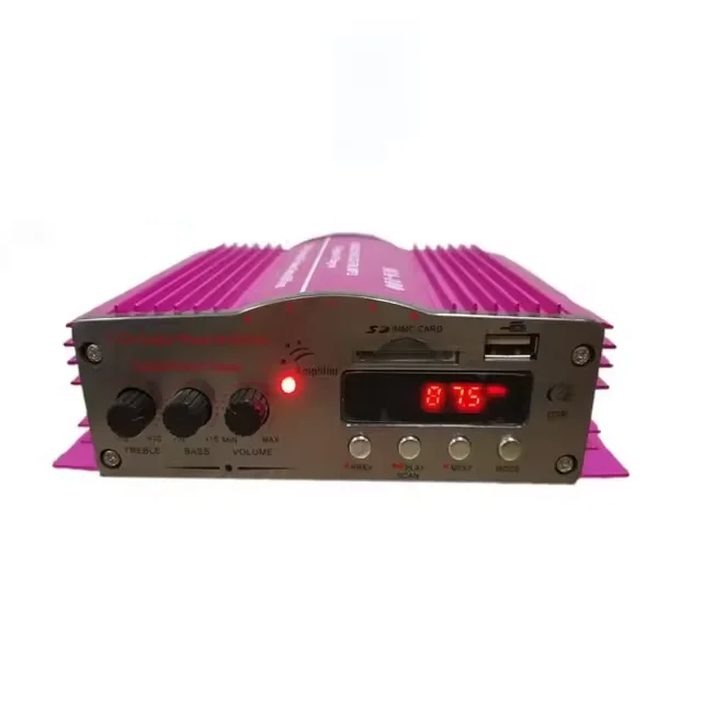 12 В мини автомобильный усилитель с BT USB SD FM AUX