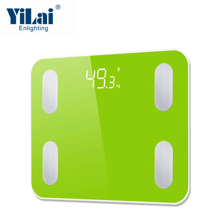 
Blue tooth Body Fat Scale Highly Accurate Bathroom Body Composition Analyzer with Smartphone APP smart digital scale 