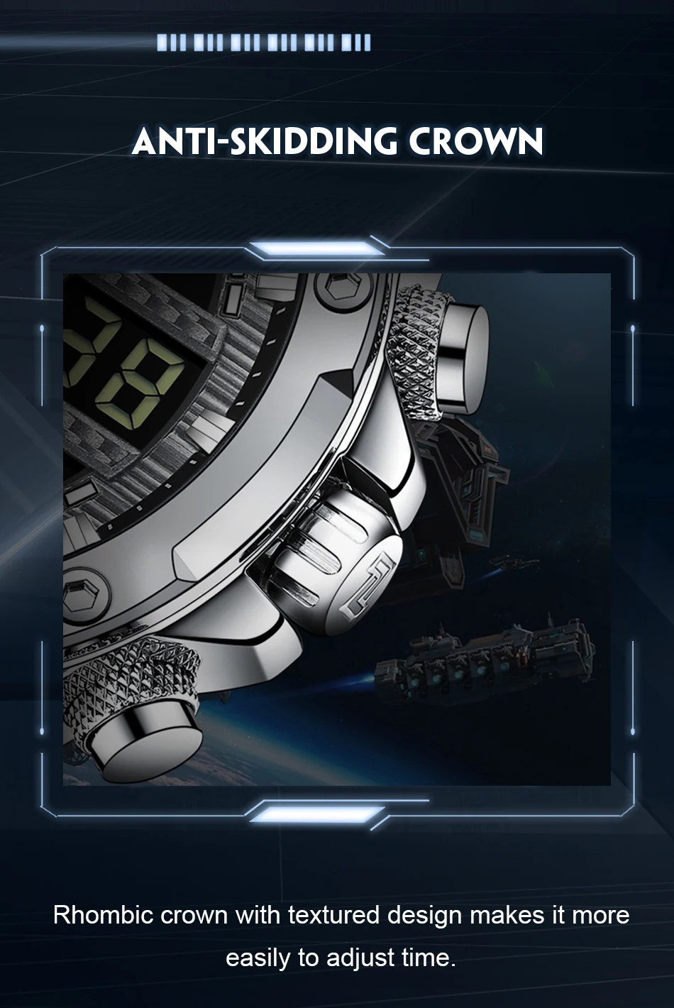 NAVIFORCE 9194 SGYGY New Analog mens watch Luxury Quartz Digital Sport Genuine Leather Wristwatch with 3 ATM waterproof relojs