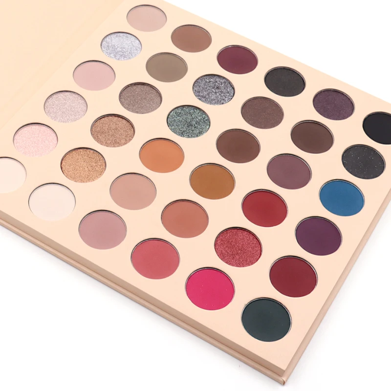 Custom name 36 colour eyeshadow palette diy long lasting professional eyeshadow makeup