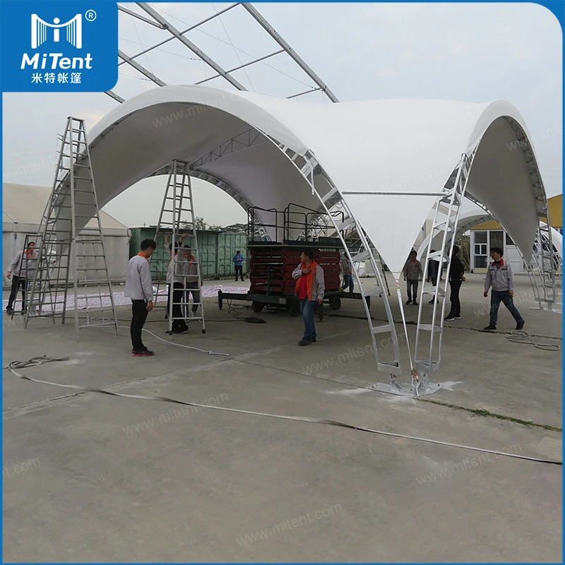 Strong Galvanized Steel Frame Tent for Promotion Advertising Event Outdoor Glamping Tent