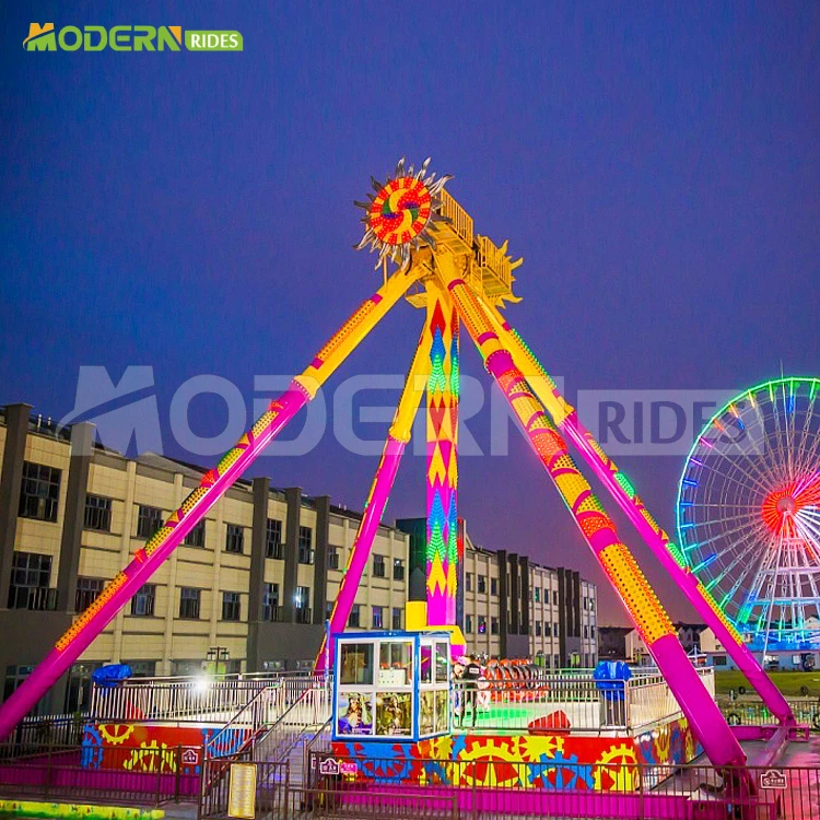 Super pendulum 360 degree amusement park facilities carnival funfair thrill rides for sale