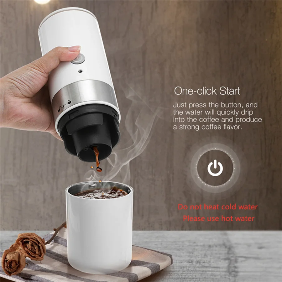 Portable Outdoor Personal Mini Brew drip K Cup Capsules Single Cup Coffee Machine For Electric Coffee Maker