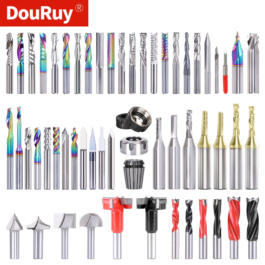 DouRuy Hot sell good quality milling cutter CNC bits router bits