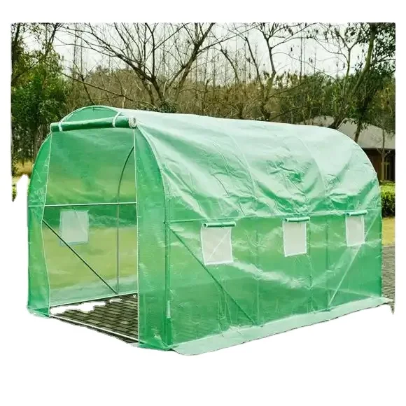 Garden Polytunnel Mini Walk In Greenhouse Plastic Greenhouses For Sale