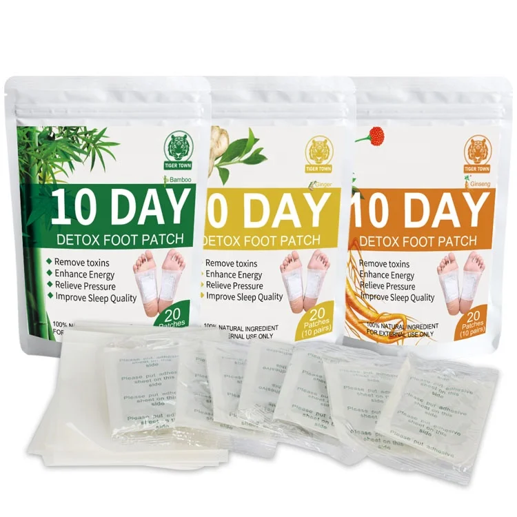 Korea 2 In1 Detox Foot Pads Beauty Slim Patch Best Seller Rose Detox Foot Patch