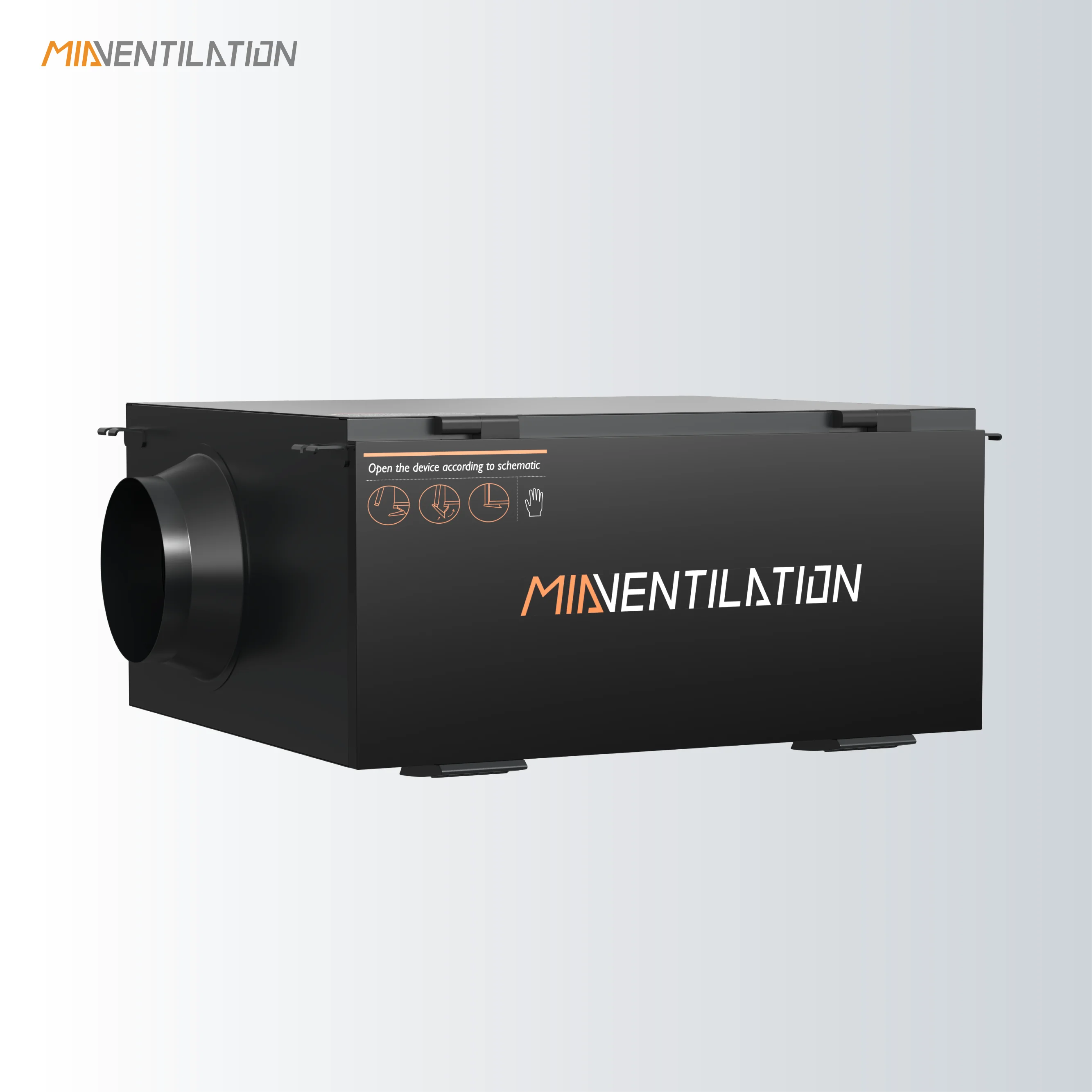 Ideal Ventilation Solution Fresh Air Supply Exhaust Ventilation Duct Fan Box Fan For Office