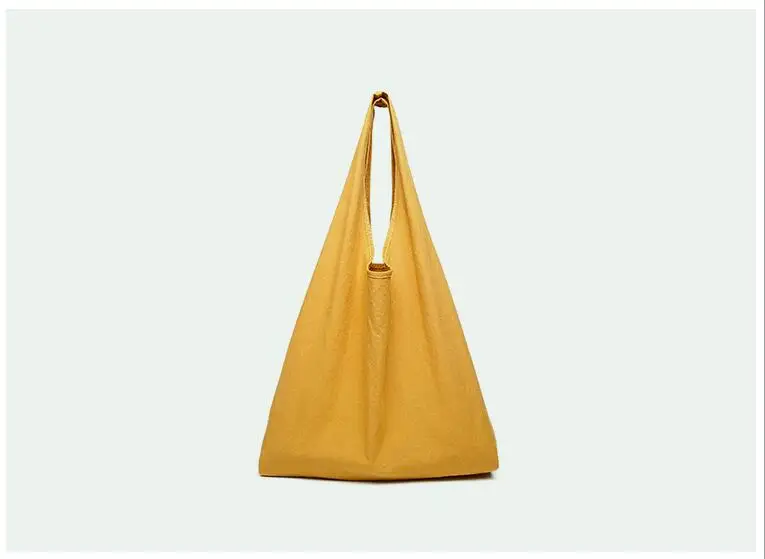 Chiterion Recycled Cotton Soft Side Simple Clean Borsa Shopping Tote Baged for Women Lady Custom Printed Promotional
