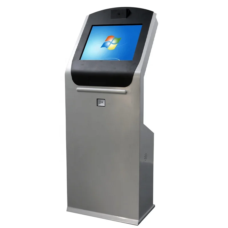 Kiosk Hotel Check in Camera QR Scanner Queue Management Touch Screen Self Service Information Parking Kiosk for Airport