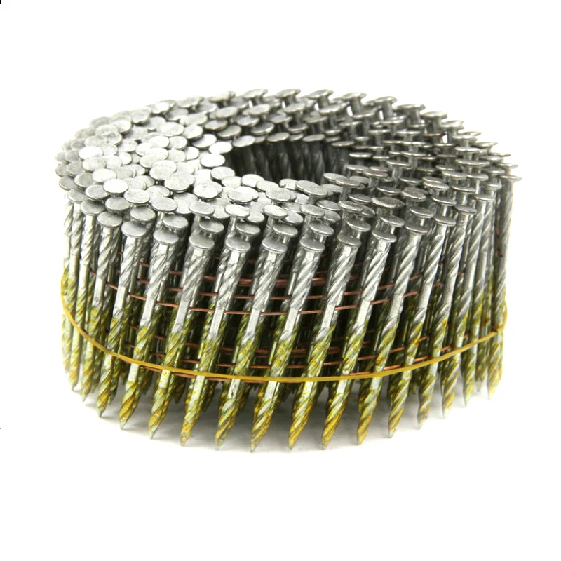 15 Degrees Wire Coil Nail farming collated coil nails  welding wire collated coil nails