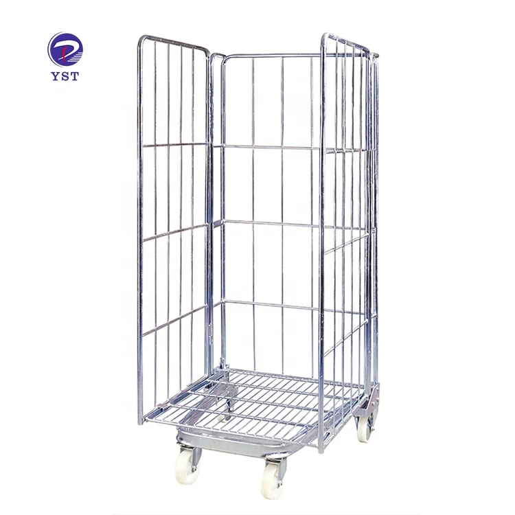  Warehouse logistic cargo storage folding nestable portable steel buy roll