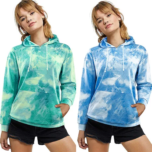
New Design Tie And Dye Hoodie Women 