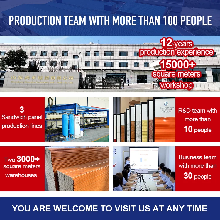 SH CE ISO наружная облицовка стен декоративные панели фасадные металлические sidingPanel Pu сэндвич-панель