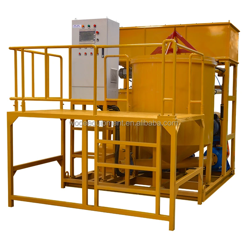 Wodetec High Mixer Volume 1500L Colloidal Mixer Cement Grout Mixer and Agitator Price
