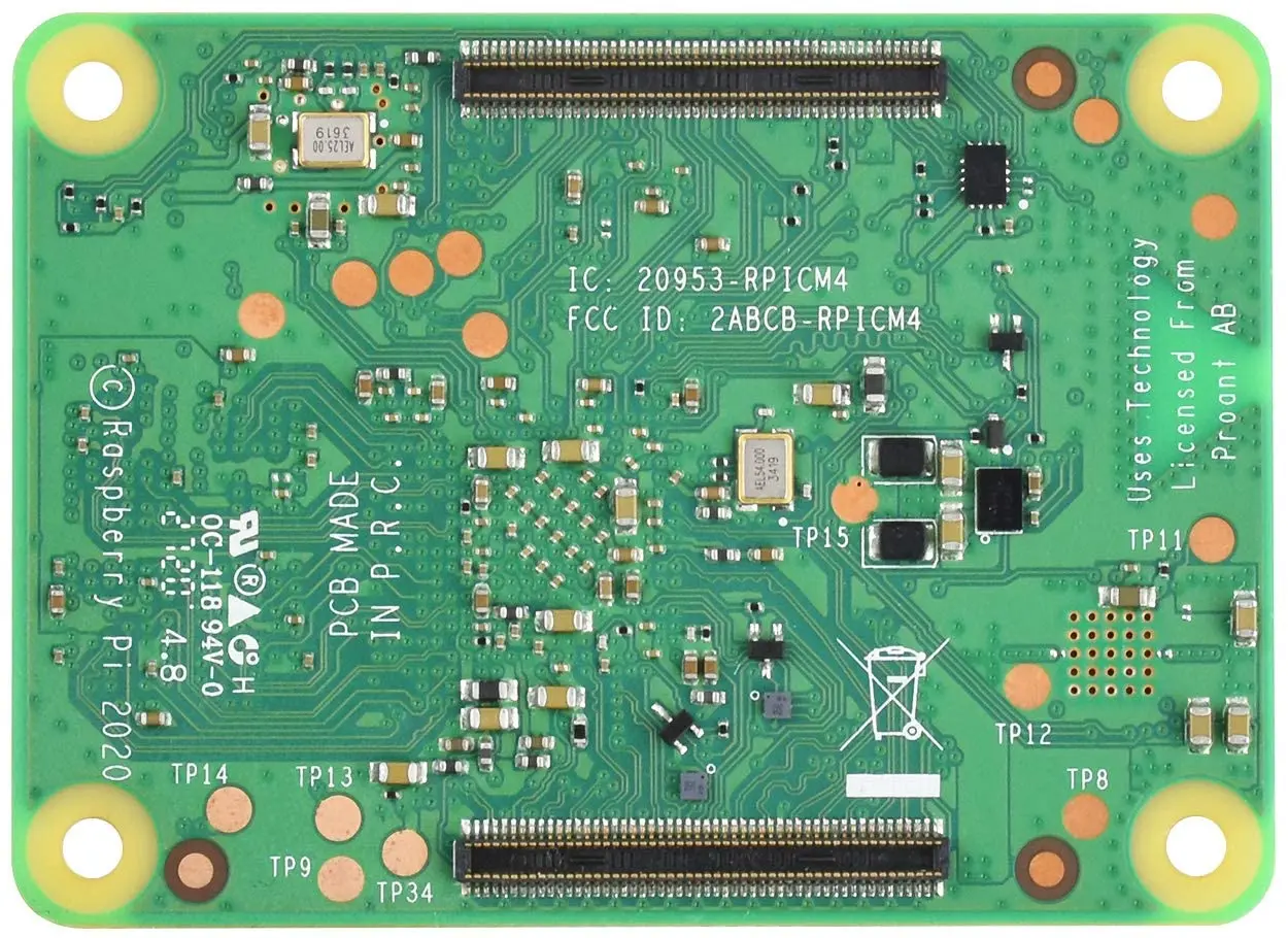 Raspberry Pi Compute Module 4 The Power Of Raspberry Pi 4 In A Compact Form Factor 1GB RAM 32GB Emmc Flash Without Wifi