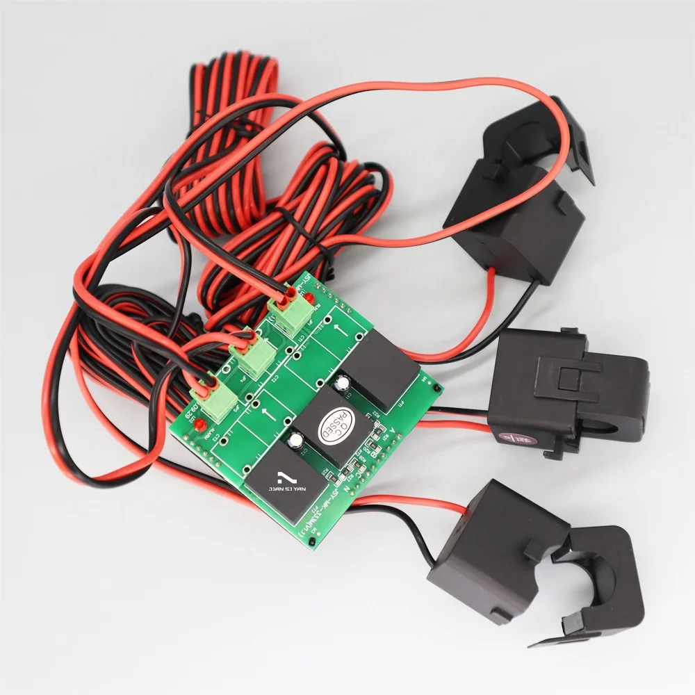 AC Three Phase 100A RS485 TTL Modbus Smart Voltage Power Energy Meter Ammeter Voltmeter Wattmeter Electric Energy Meter