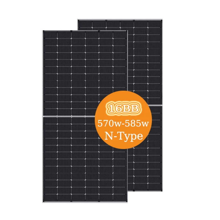 Monocrystalline PV Module 570w 575w 580w 585w 590w Panouri Photovoltaic 600w  n-type bificial solar panel