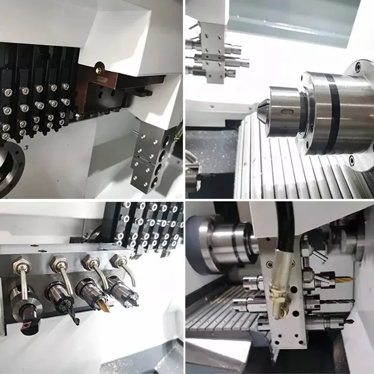High Quality Dual Spindle Swiss Lathe Swiss Type 5 Axis Cnc Lathe