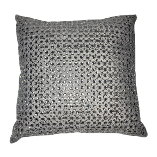 Fancy Rhinestone Throw Pillow, Luxury Fancy Decorative Pillow, Super Shiny, Velvet Pillowcase with Rhinestone.