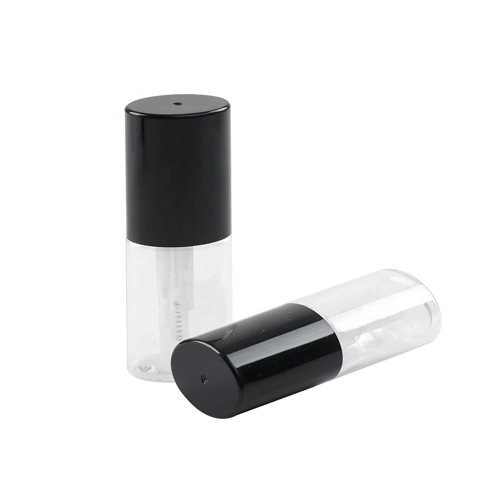 Oval Shape 30ml Plastic Powder Spray Dosing Bottle with Cone Lid Pump Sprayer Screen Printing for Men