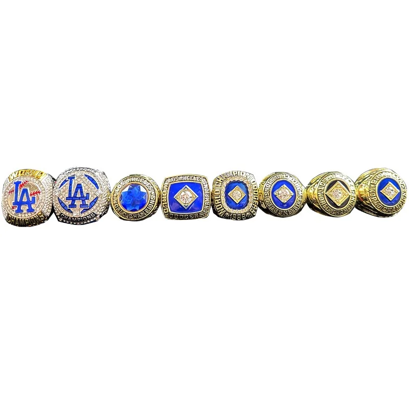 2024 Los Angeles Dodgers 8 чемпионский комплект Кольцо чемпионата по бейсболу кольцо поп-Аксессуары