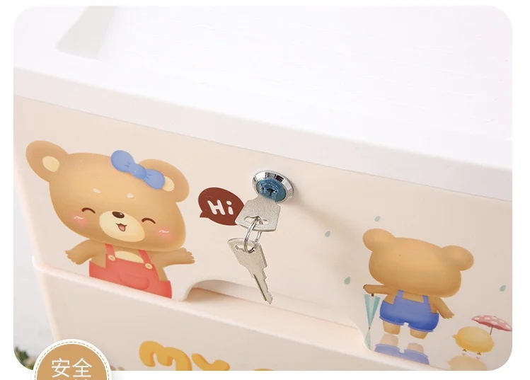 
3-5layers Plastic Cabinet Storage Drawer 