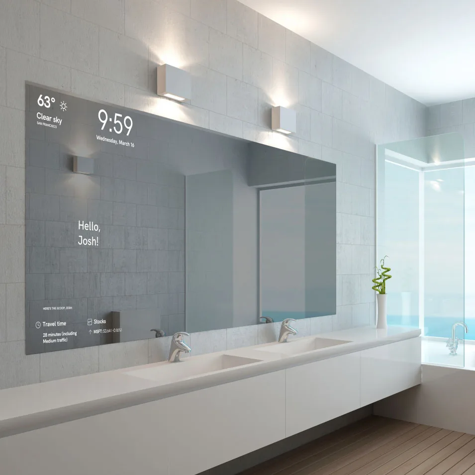 bathroom led smart mirror android smart mirror tv magic smart mirror
