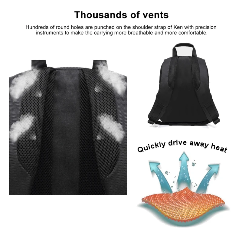 For GoPro Nikon Canon INDEPMAN DL-B012 Portable Outdoor Sports Backpack Camera Bag