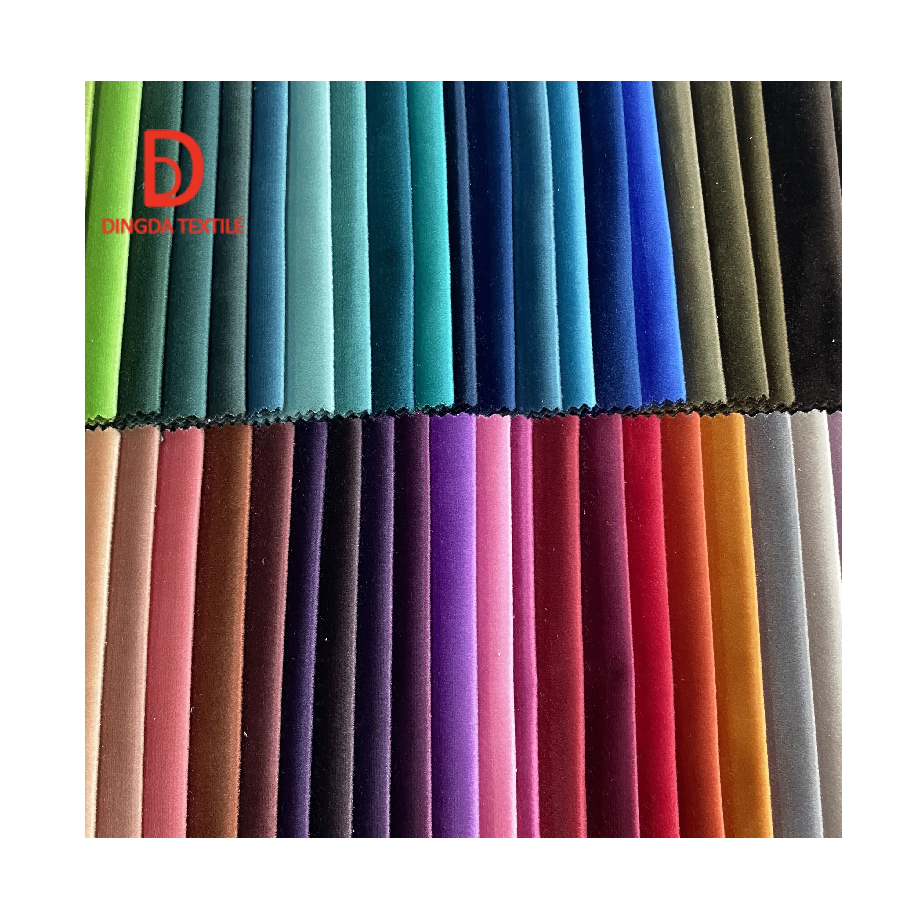 China  Factory outlet Sofa Curtain Velvet Fabric Upholstery Fabric sofa set furniture living room