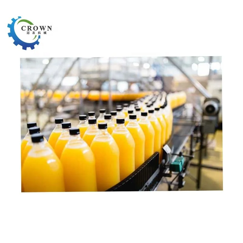 Small Business Mango Juice Tea Drink Bottle Filling Capping and Labeling Machine