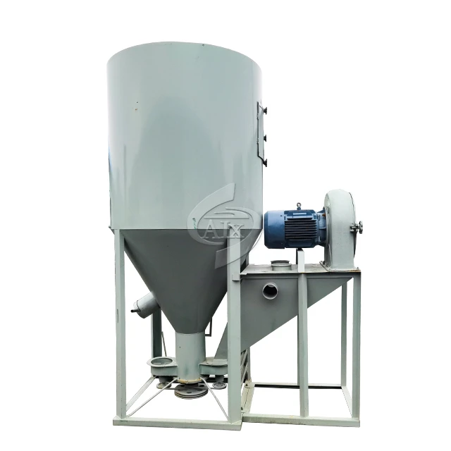 Poultry feed hammer mill and feed mixer animal feed mixing machine