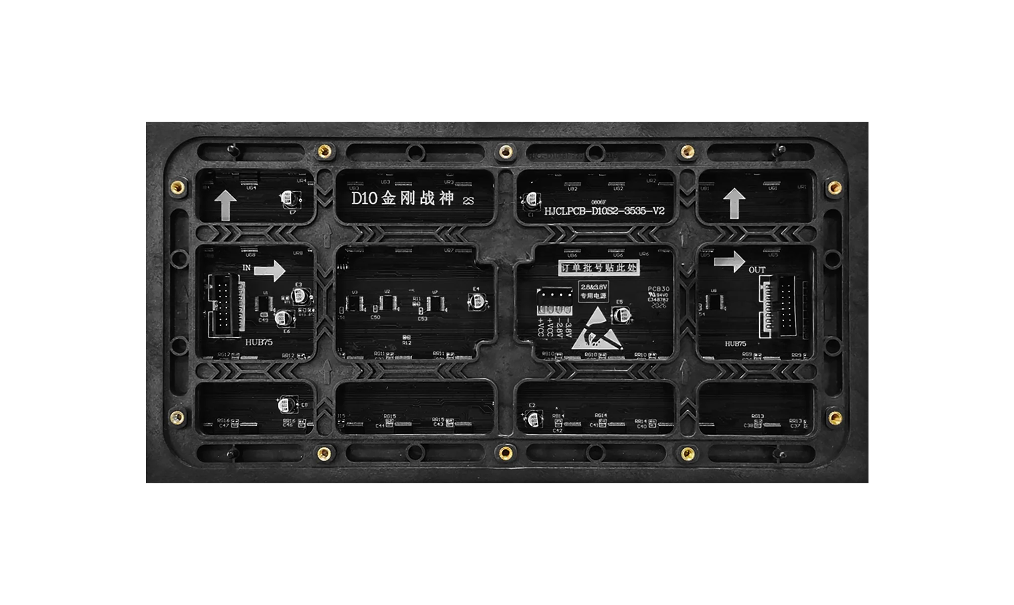 2024 CAILIANG светодиодный модуль Заводские пиксельные D-P10 цифровые вывески светодиодные видео настенные доски для счетов