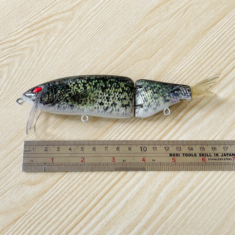 Jointed Bait 165mm 60g Fishing Lures  Split Tail Fishing Lure Largemouth Bass colour swim baits for bass