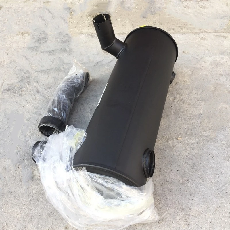 Excavator Komatsu PC200/210/220-7-8 muffler assembly exhaust pipe chimney pass muffler accessories