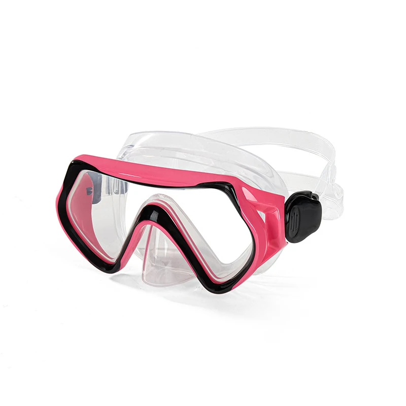 Wholesale Silicone Tempered Pc Frame Glass Mirror Short Diving Fins Free Breath Underwater Diving Mask