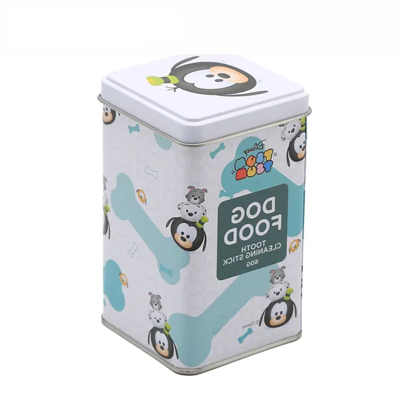 Custom Luxury Dog Food Tin Box Packaging With High Quality Manufacture From China