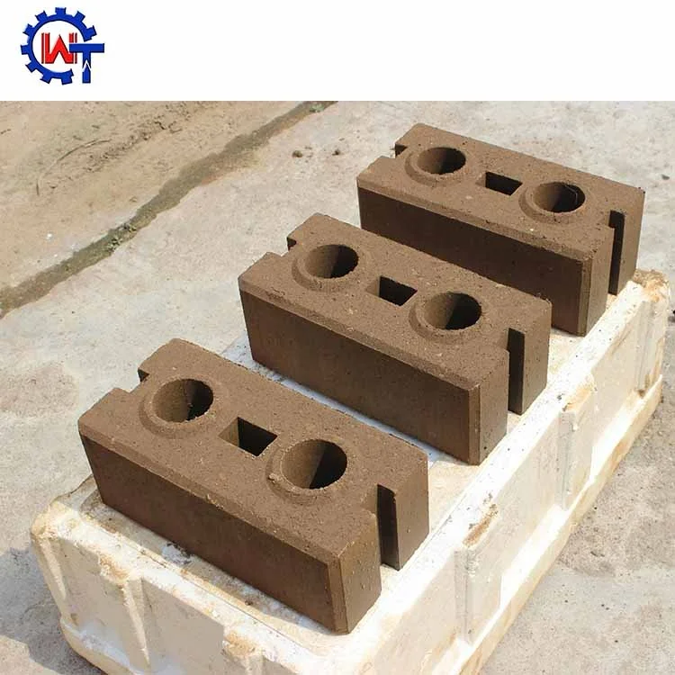 WT4-10 interlocking paving machine construction material making machinery clay block making machine in jamaica