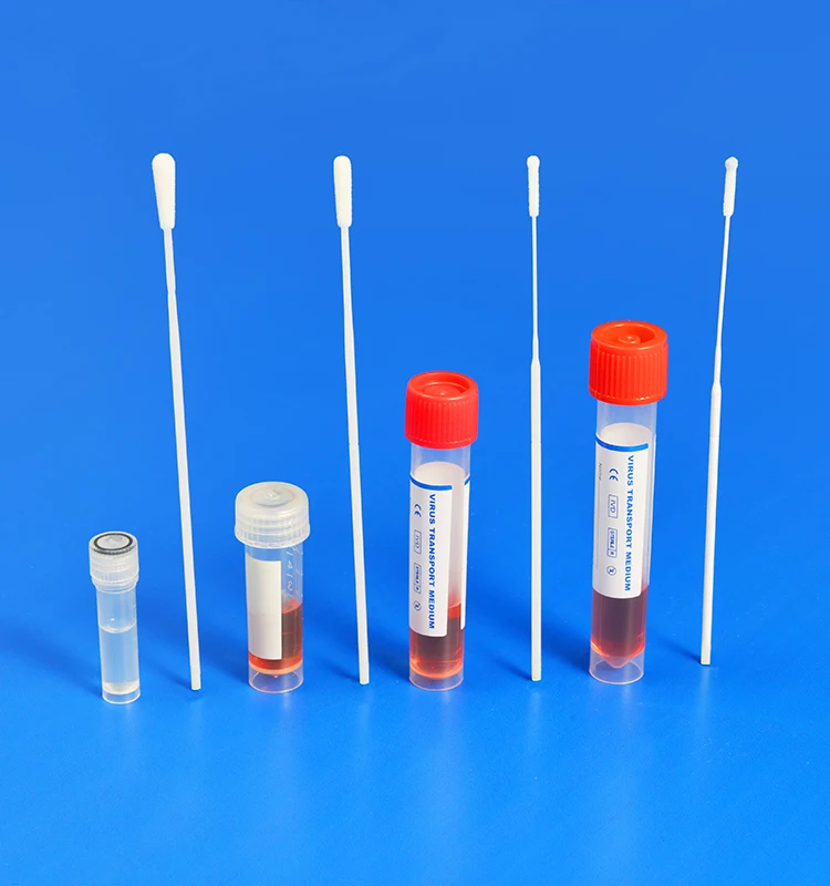 
Best Selling Dual-swab Kit Virus Specimen Collection Kit with Flocked Swabs Utm/Vtm Transport Medium 